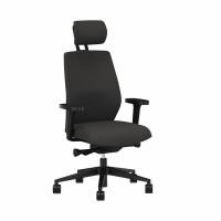 Kontorstol Savo Soul Bl&oslash;dt s&aelig;de Sort 2D arml&aelig;n nakkest&oslash;tte