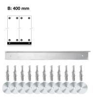 V&aelig;gkit til montering af skabs bredde 400mm