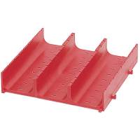 Plasttrau 150x150 3 r&aelig;kker R&oslash;d