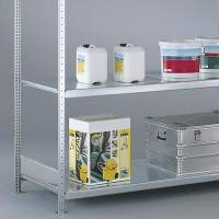 Universalreol Hylde Boltlessplan med st&aring;lhylder 1500x600 mm