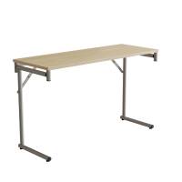 Klapbord Silhuett 1200x450mm,Birk laminat og alugr&aring;t stel