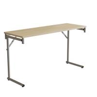 Klapbord Silhuett 1300x450mm,Birk laminat og alugr&aring;t stel