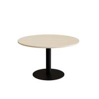 Bord Cirkum, &Oslash;1200mm, h&oslash;jde 720 mm, birk laminat med sort stel