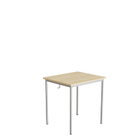 Elevbord 166 700x600 mm H&oslash;jde 720 mm Lydabsorberende birk laminat p&aring; alugr&aring;t understel