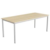 Bord Combi 200, 1800x800 mm H&oslash;jde 720 mm Birk laminat, alugr&aring;t stel