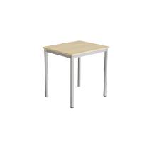 Bord Combi 200, 700x600 mm H&oslash;jde 720 mm Lydd&aelig;mpende birk laminat p&aring; alugr&aring;t understel