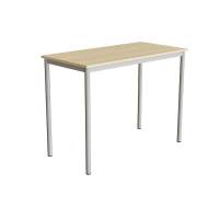 Bord Combi 200, 1200x600 mm H&oslash;jde 900 mm Lydd&aelig;mpende birk laminat p&aring; alugr&aring;t understel