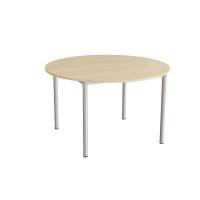 Bord Combi 206, &Oslash;1200 mm, h&oslash;jde 720 mm, birk laminat p&aring; alugr&aring;t stel
