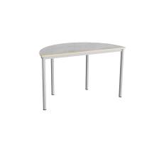 Bord Combi 209, 1200x600 mm h&oslash;jde 720 mm med lys gr&aring; linoleum, alu stel