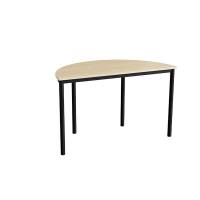 Bord Combi 209, 1200x600 mm højde 720 mm med lydabsorberende birk laminat, sort stel