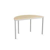 Bord Combi 209, 1200x600 mm h&oslash;jde 720 mm med lydabsorberende birk laminat, alu stel
