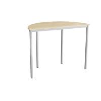Bord Combi 209, 1200x600 mm h&oslash;jde 900 mm med lydabsorberende birk laminat, alu stel