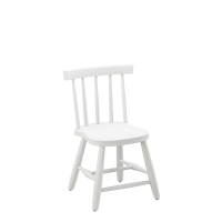 Børnestol Enkel 3172, hvidbejdset massiv birk, siddehøjde 330mm