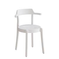 Stol Ruth, hvidbejdset massiv birk