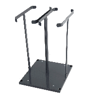 Affaldsstativ til kildesortering Dobbelt 2 x 60L Guran Gr&aring;