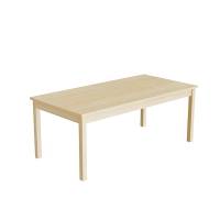 Bord Lovis 601, 1400x700 mm H&oslash;jde 550 mm med birk laminat, birk understel
