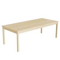 Bord Lovis 601, 1800x800 mm H&oslash;jde 600 mm med lydd&aelig;mpende birk laminat, birk understel