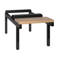 B&aelig;nkstel til garderobeskab 1200x550 mm