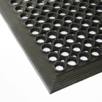 Industrim&aring;tte Ergomat Ringo 0,90x1,50 m Sort