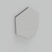 Lydabsorbent Honey EcoSUND, 600x520x50 mm Hvid, uden tekstil