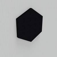 Lydabsorbent Honey EcoSUND, 600x520x50 mm Sort, uden tekstil