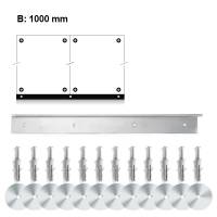 V&aelig;gkit til montering af skabs bredde 1000mm