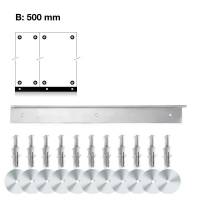 V&aelig;gkit til montering af skabs bredde 500mm