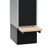 H&oslash;j sokkel siddeb&aelig;nk i birk 400x550mm