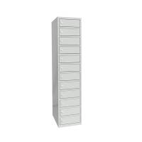 PC skab 1x400 med el, lige tag 12 rum, cylinderl&aring;s