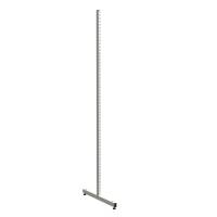 BST S&oslash;jle, dobbelt. Fritst&aring;ende H1981 mm Hvid