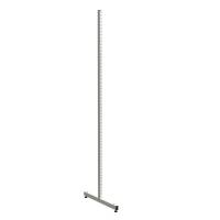 BST S&oslash;jle, dobbelt. Fritst&aring;ende H1981 mm Hvid