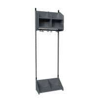 BST Kombination A, Startsektion 2 pladser B 600 mm, m&oslash;rk gr&aring;