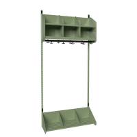 BST Kombination A, Startsektion 3 pladser B 900 mm, gr&oslash;n