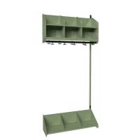 BST Kombination A,  P&aring;bygningssektion 3 pladser B 900 mm, gr&oslash;n