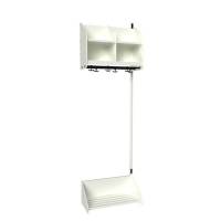 BST Kombination B,  P&aring;bygningssektion 2 pladser B 600 mm, hvid