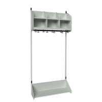 BST Kombination B,  Startsektion 3 pladser B 900 mm, lys gr&aring;