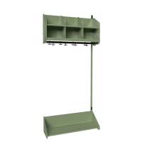 BST Kombination B,  P&aring;bygningssektion 3 pladser B 900 mm, gr&oslash;n