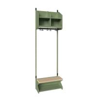 BST Kombination D,  Startsektion 2 pladser B 600 mm, gr&oslash;n