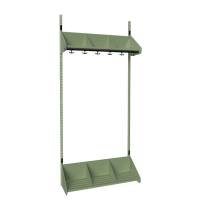 BST Kombination E,  Startsektion 3 pladser B 900 mm, gr&oslash;n