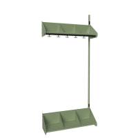 BST Kombination E,  P&aring;bygningssektion 3 pladser B 900 mm, gr&oslash;n