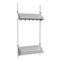 BST Kombination F, Startsektion 3 pladser B 900 mm, lys gr&aring;