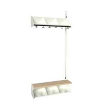 BST Kombination G, P&aring;bygningssektion 3 pladser B 900 mm, hvid