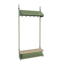 BST Kombination H, Startsektion 3 pladser B 900 mm, gr&oslash;n