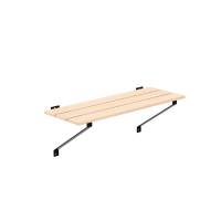 Væghængt bænk i fyr, bredde 1000 mm