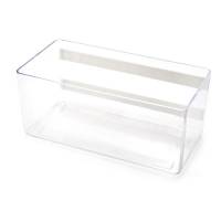 Transparent opbevaringsboks