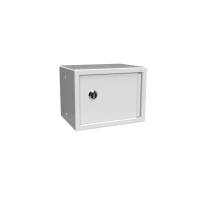 Opbevaringsboks 150x200x150 mm Gr&aring; d&oslash;r, cylinderl&aring;s