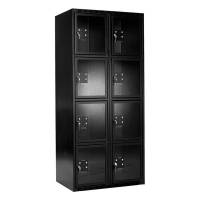 Shoppingskab til butikker og butikscenter 2x400mm med cylinderl&aring;s