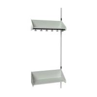 BST Kombination F, P&aring;bygningssektion 3 pladser B 750 mm,  lys gr&aring;