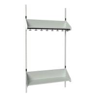 BST Kombination F, Startsektion 4 pladser B 10000 mm, lys gr&aring;