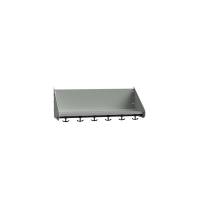 BST Hattehylde uden skillev&aelig;gge, 3 pladser B750 mm Lys gr&aring;